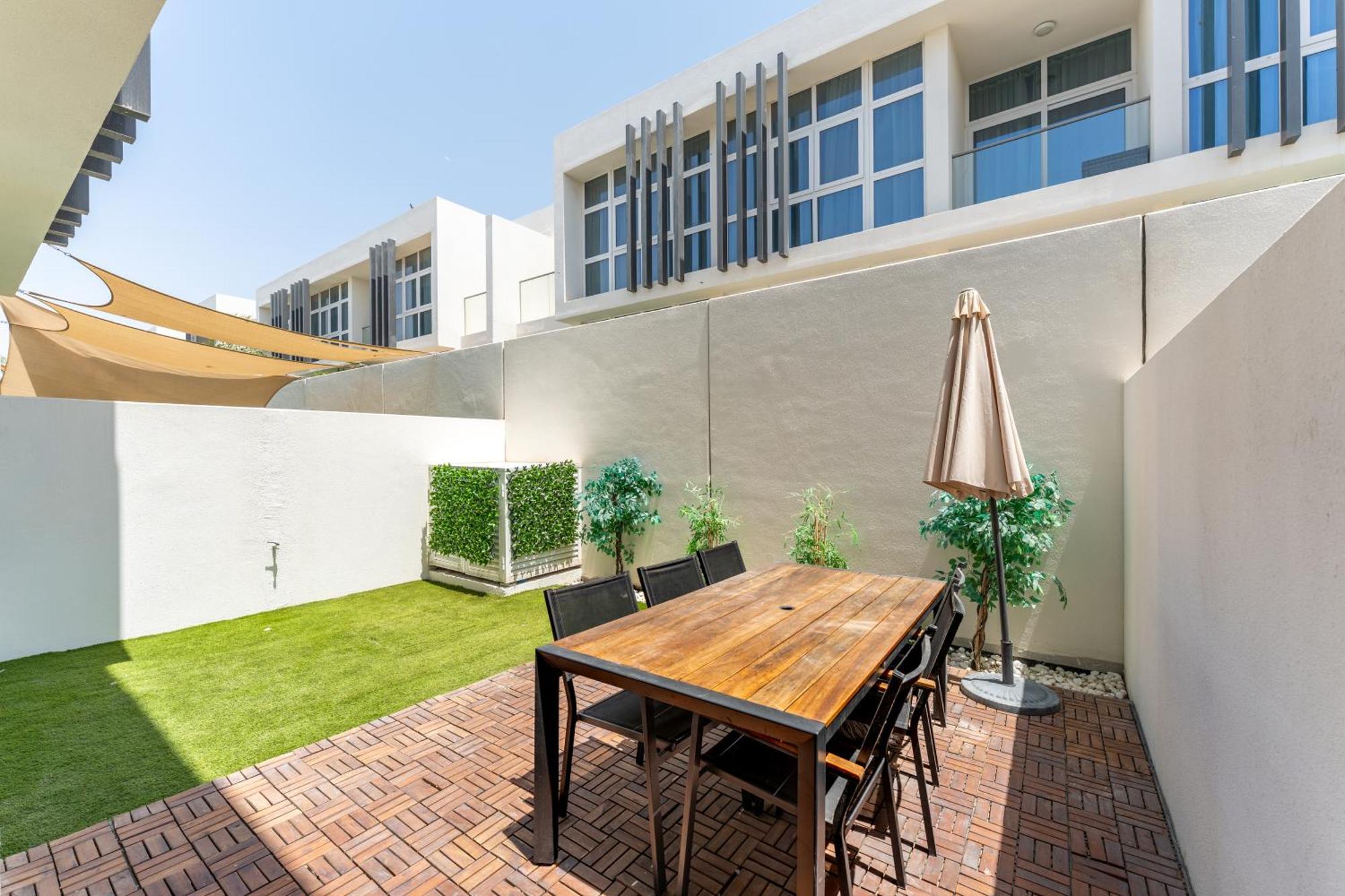Serene 3br With Private Backyard In Damac Hills 2 By Bhavan