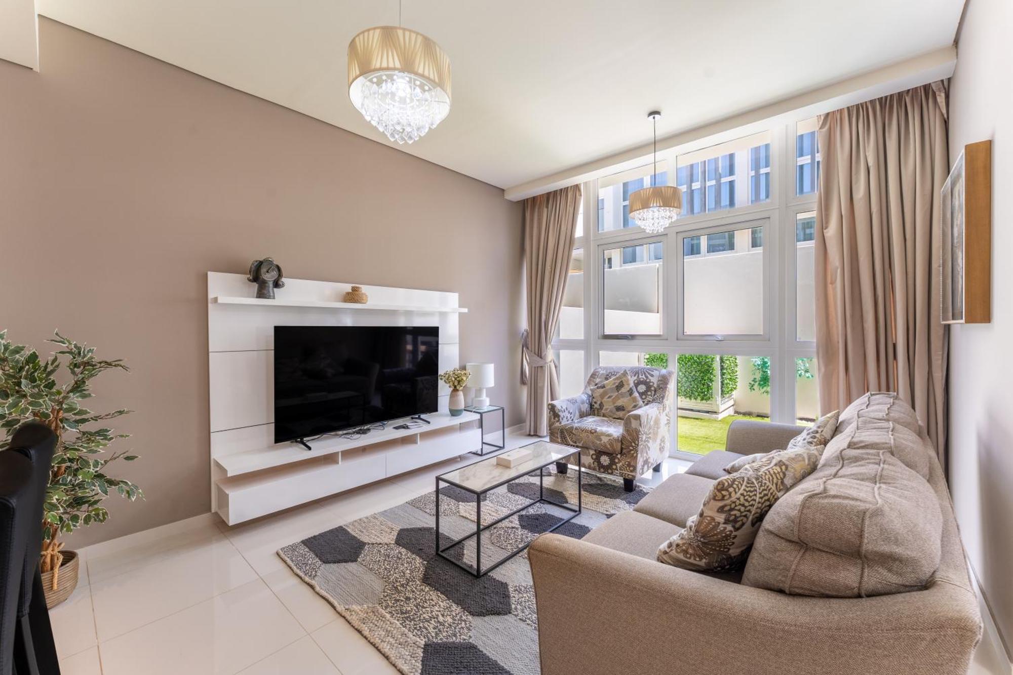 Serene 3br With Private Backyard In Damac Hills 2 By Bhavan Villa Dubai